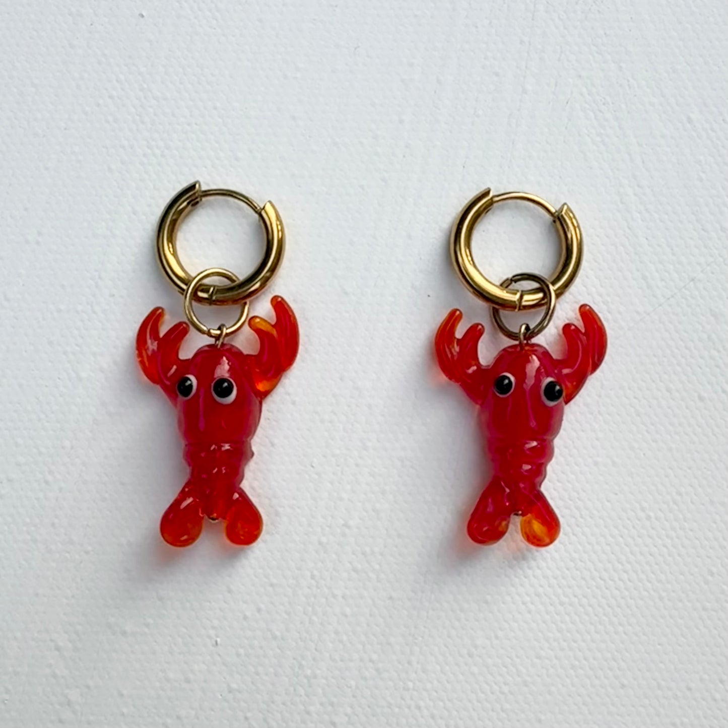 Pre-Order Lobster Hoop Earrings