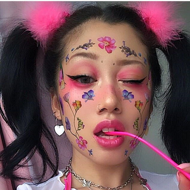 Heart Sequin Hoops
