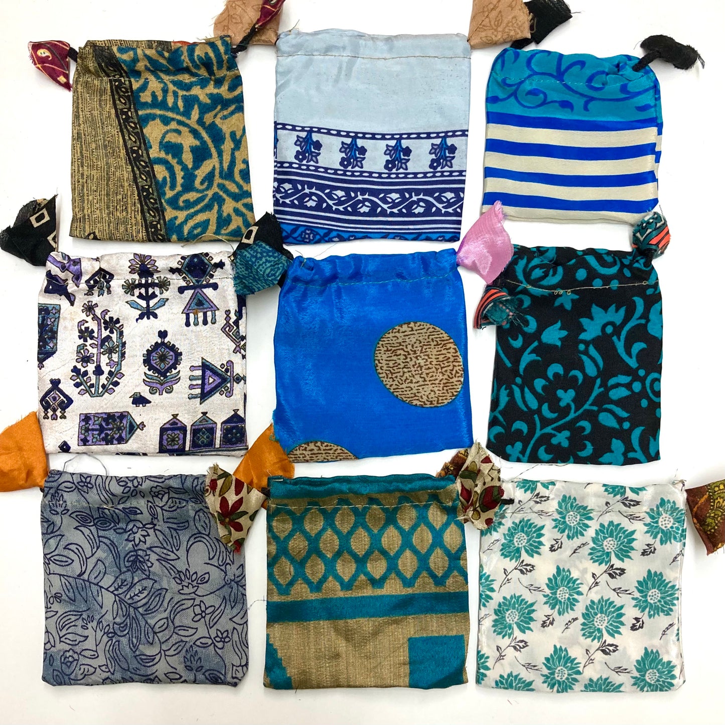 Upcycled Sari Gift Pouches
