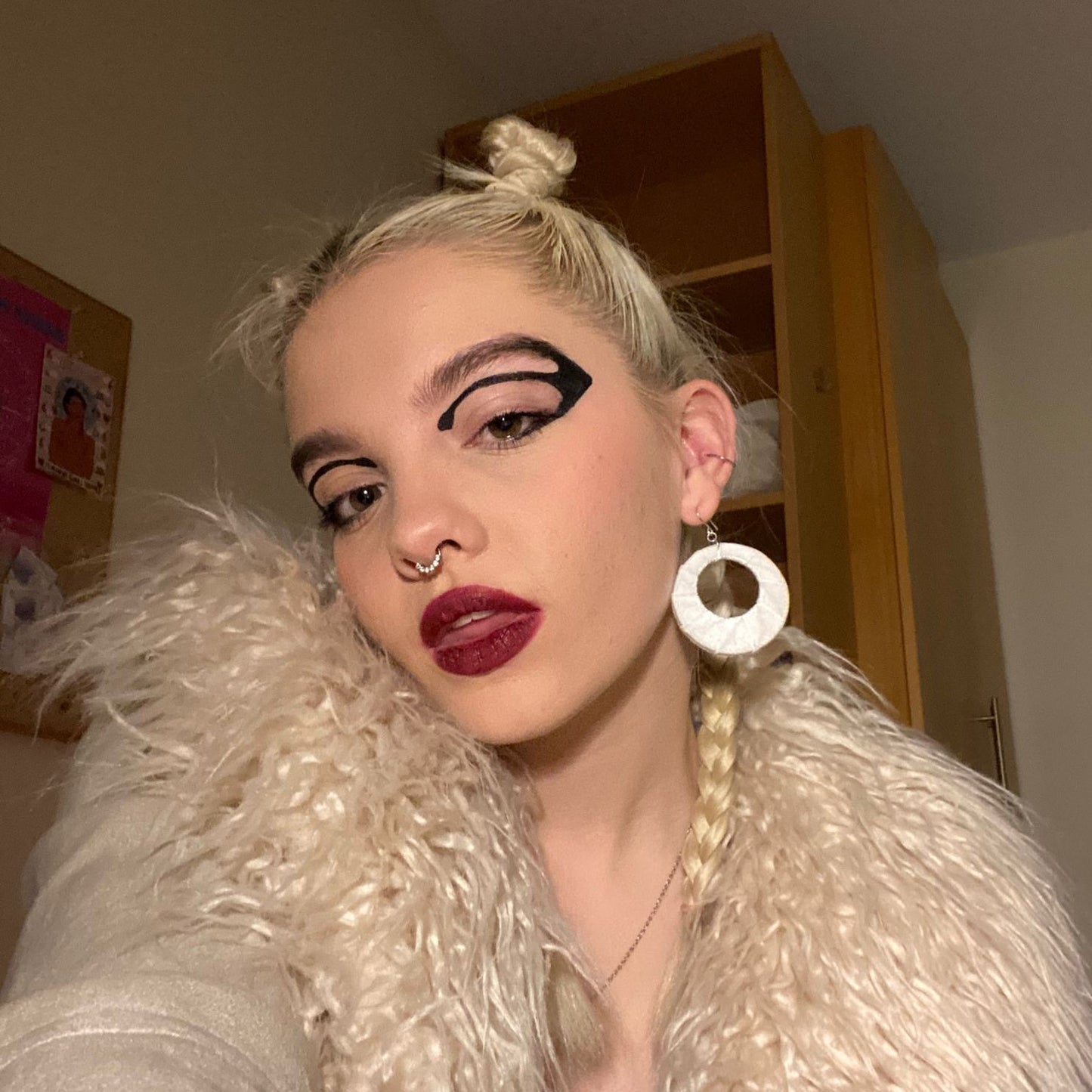 White Velvet Fabric Hoops