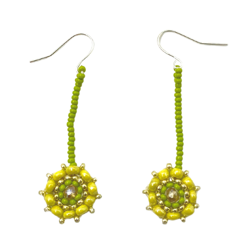 Lime Green Drop Mosaic