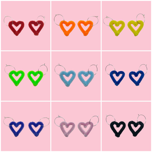 Baby Fluffy Hearts (More Colours Available)