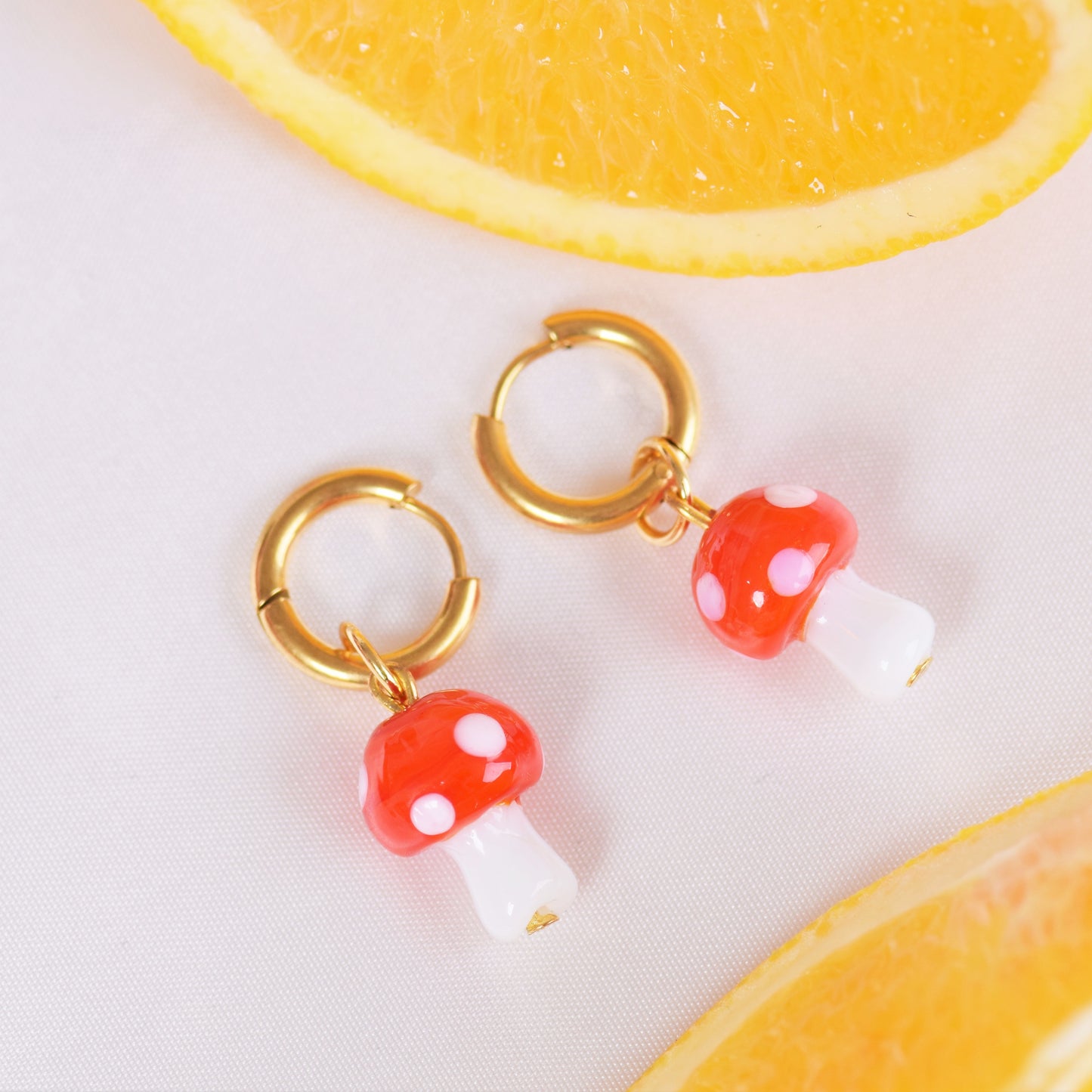 Red Shroom Hoops