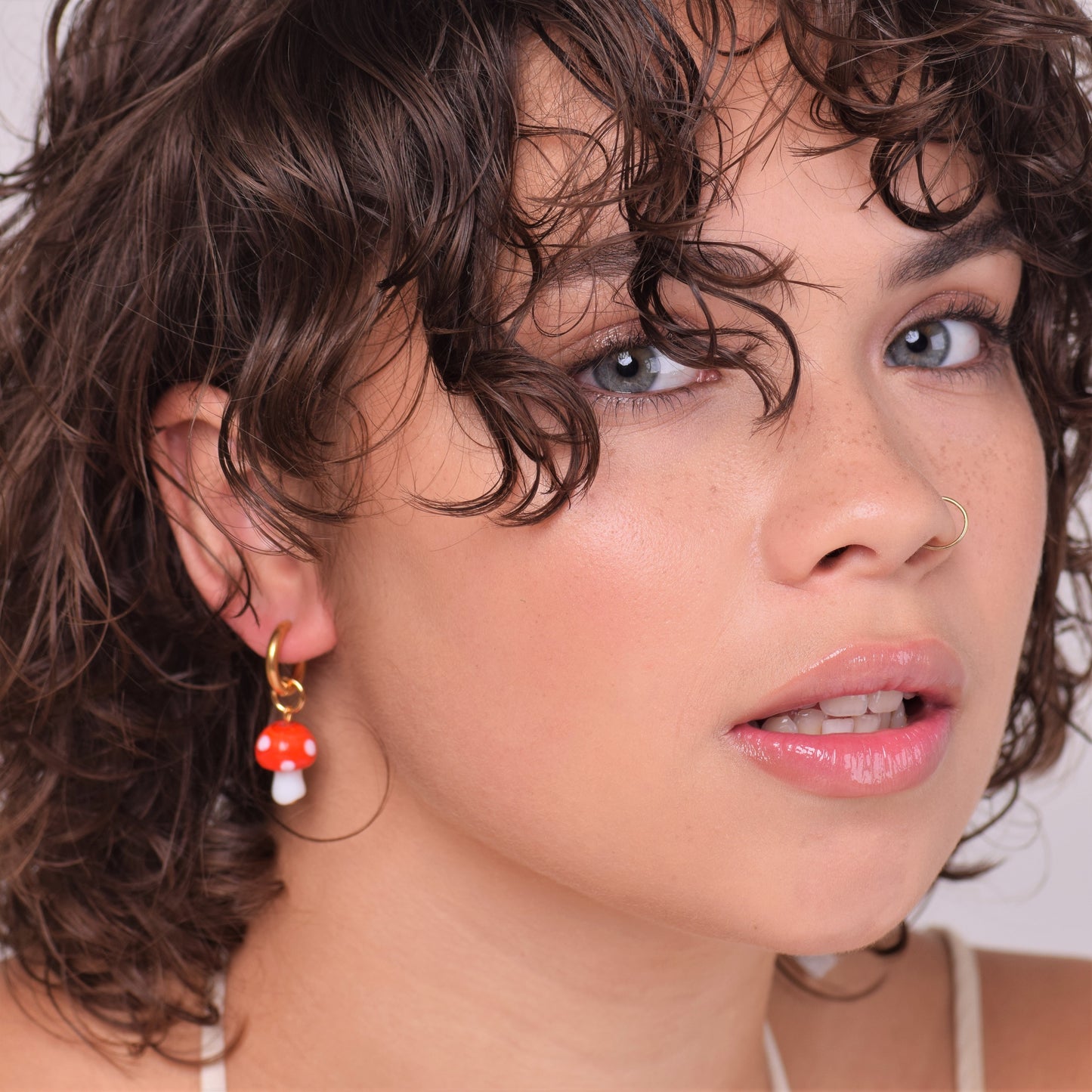 Red Shroom Hoops