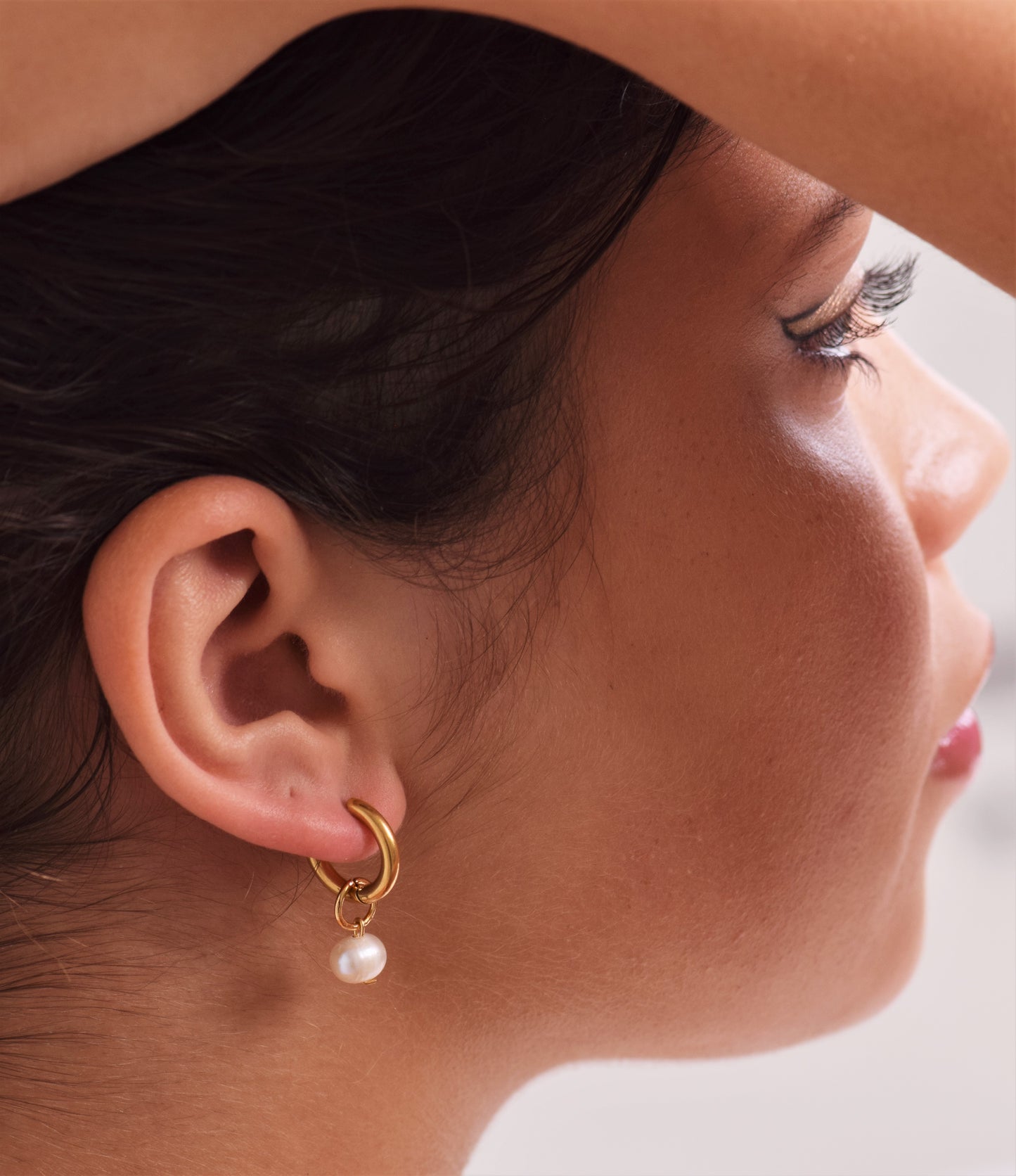 Pearl Hoops