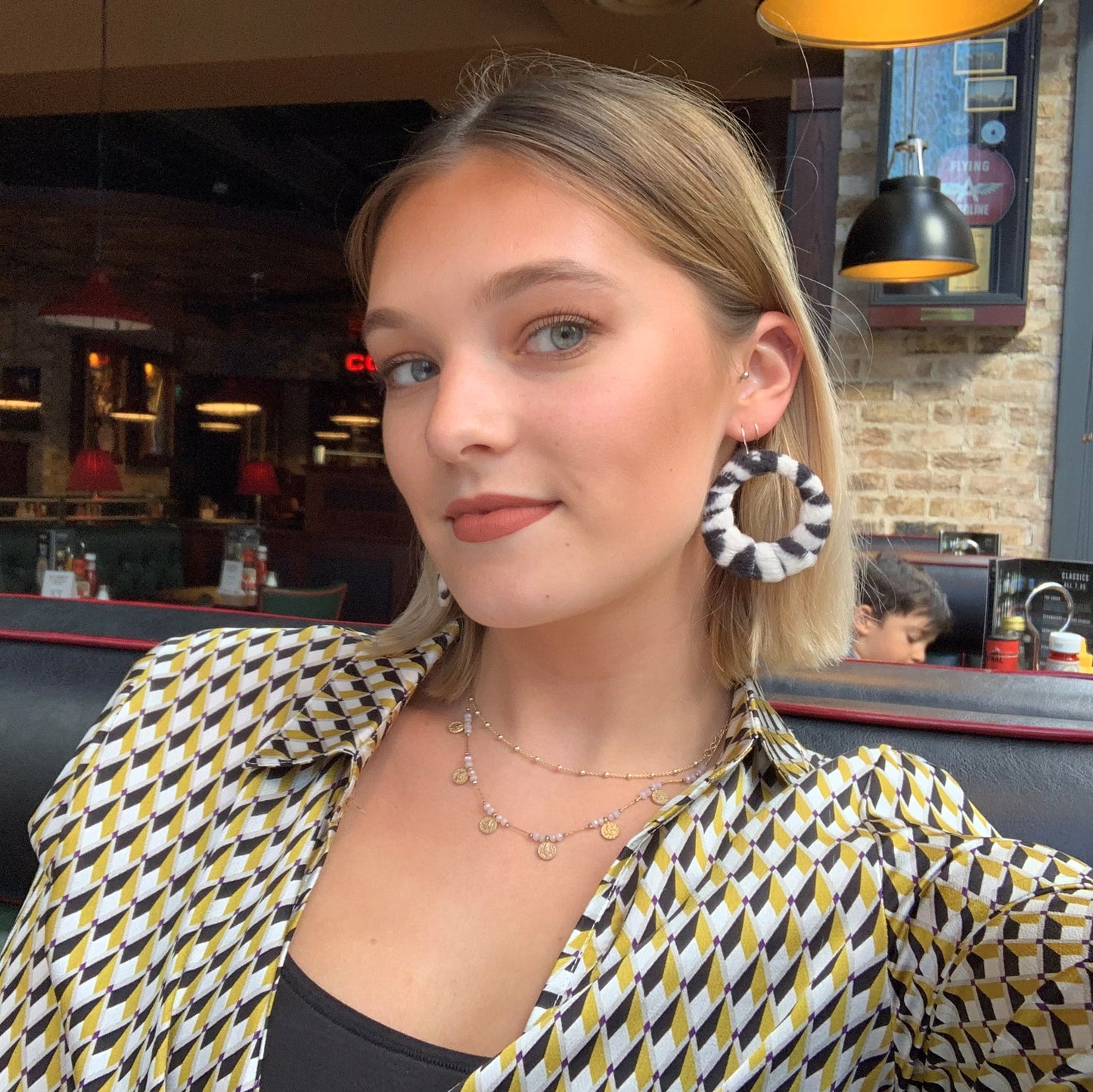 Dalmatian Furry Fabric Hoops