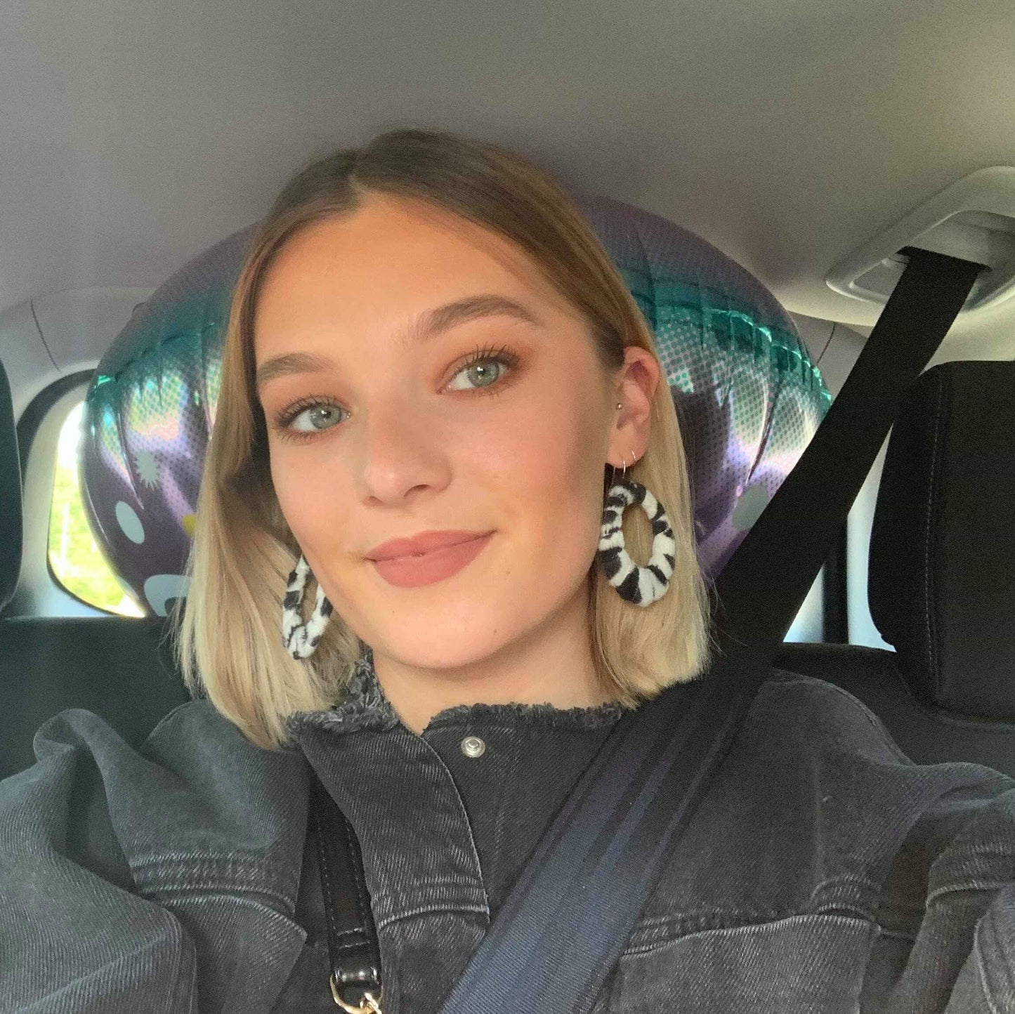 Dalmatian Furry Fabric Hoops