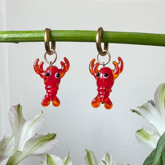 Pre-Order Lobster Hoop Earrings