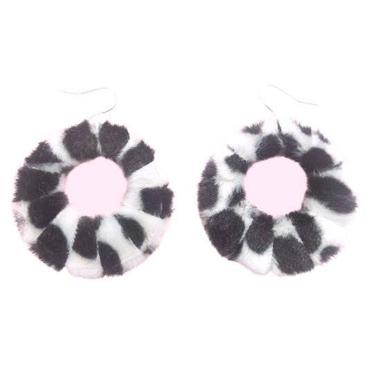 Dalmatian Furry Fabric Hoops