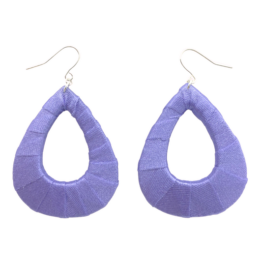 Iris Fabric Teardrops