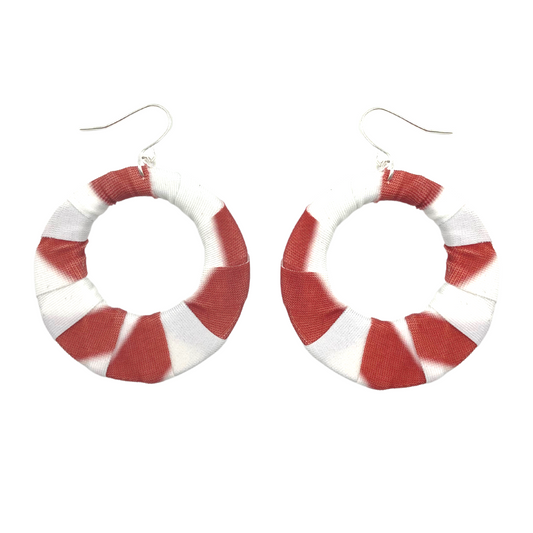 Red Visions Fabric Hoops
