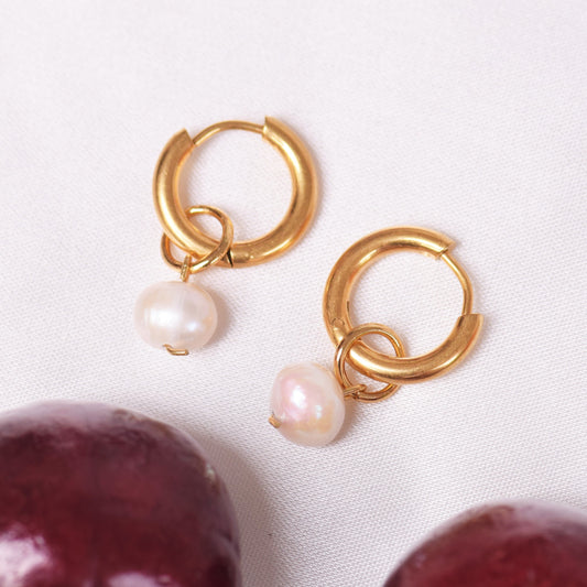 Pearl Hoops