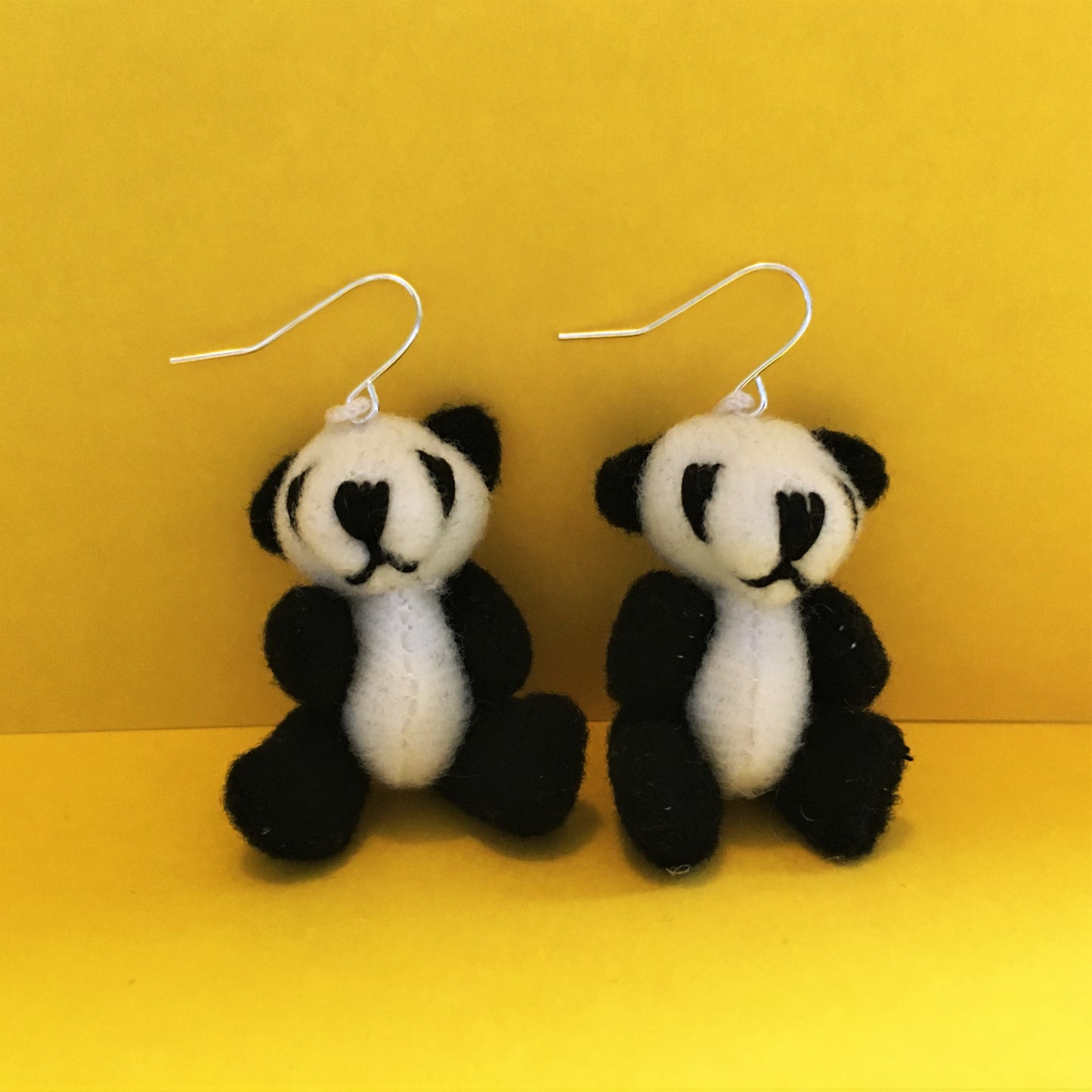 Panda Teddy Bear Earrings
