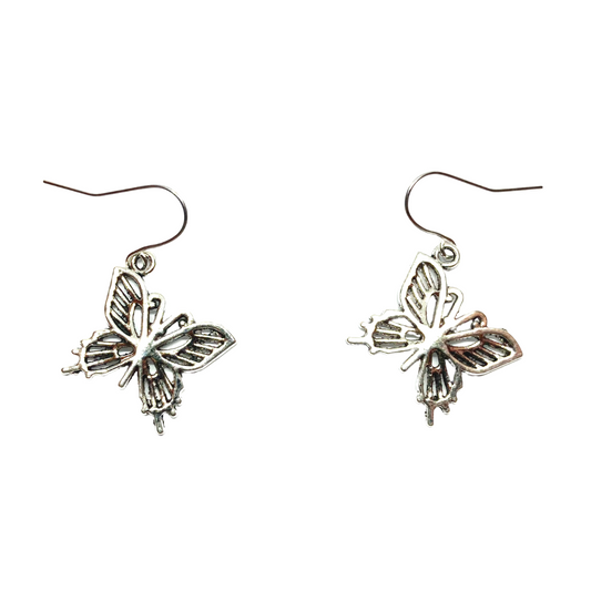 Butterfly Pendant Earrings