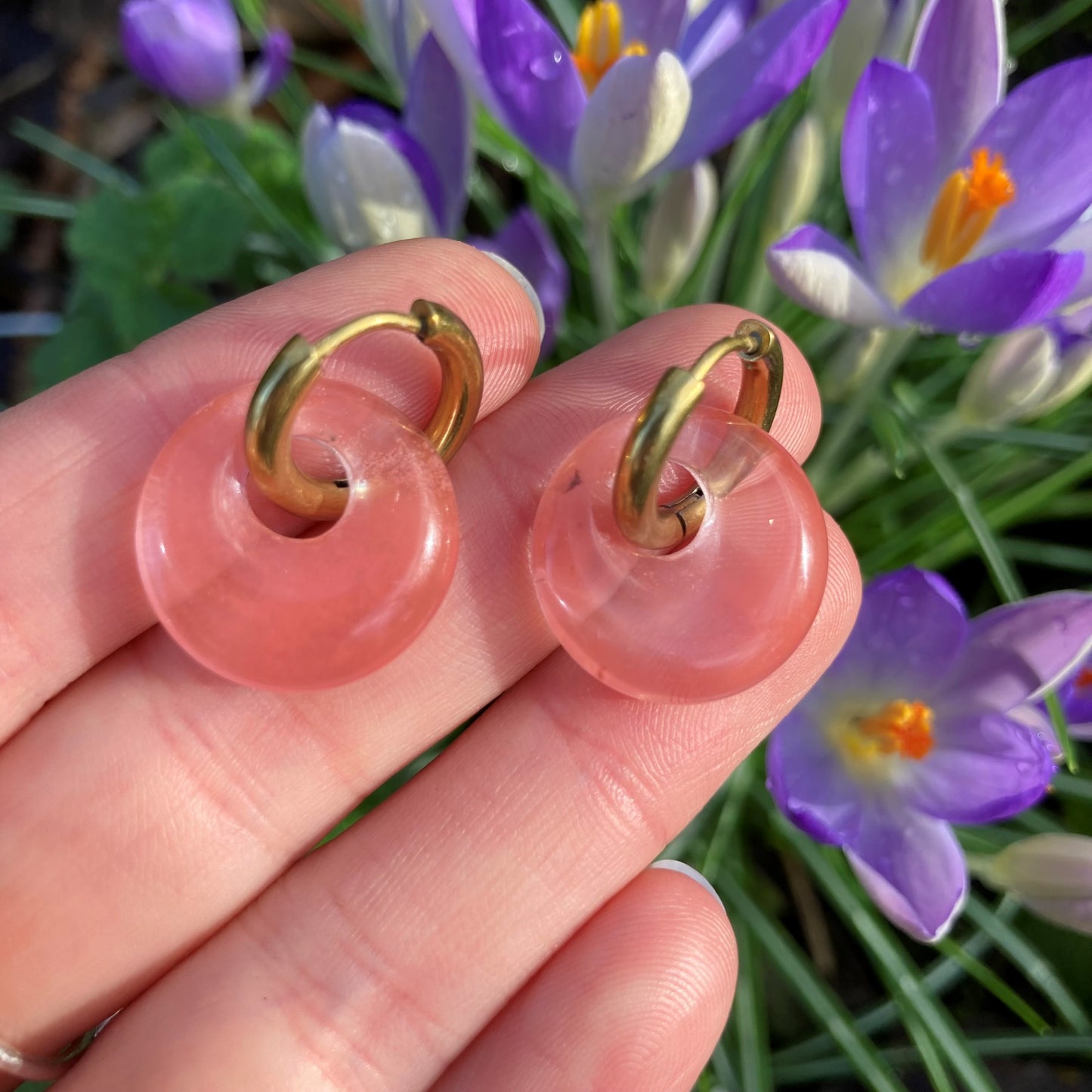 Natural Stone Donut Hoops